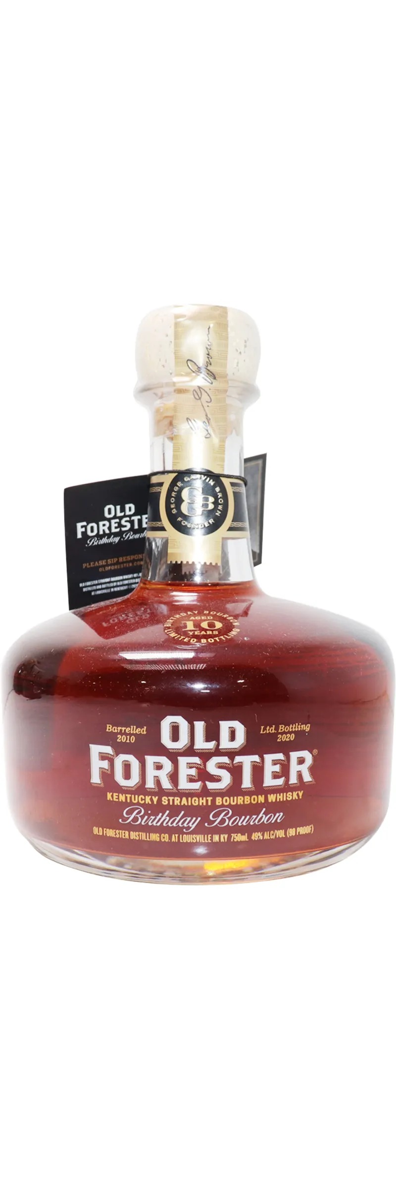 2020 Old Forester Bourbon Whiskey Birthday 750ml